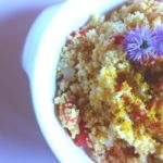 cous cous con cipollotti pomodori e curry