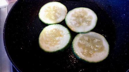 Cottura delle zucchine